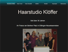 Tablet Screenshot of friseur-ettlingen.de